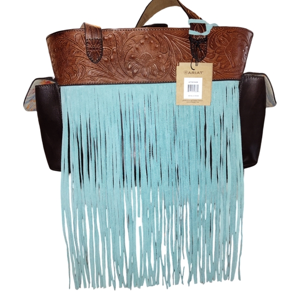 Ariat Handbags - Ariat Western satchel purse with fringe conceal carry with holster